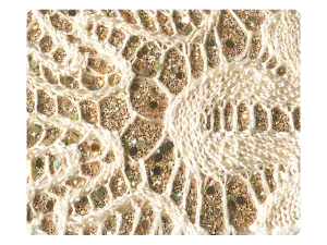 101 Champagne Knitted Glitter