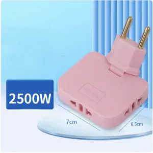 360° Rotating European Plug Adapter
