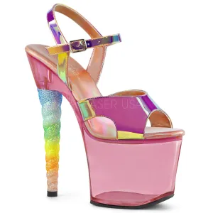 7 Inch Heel UNICORN-711T Pink
