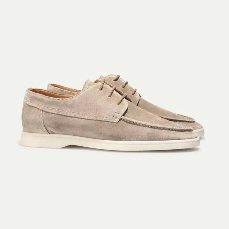 Adrian Lace-Up Suede Loafer Timely resolution Site-wide sale