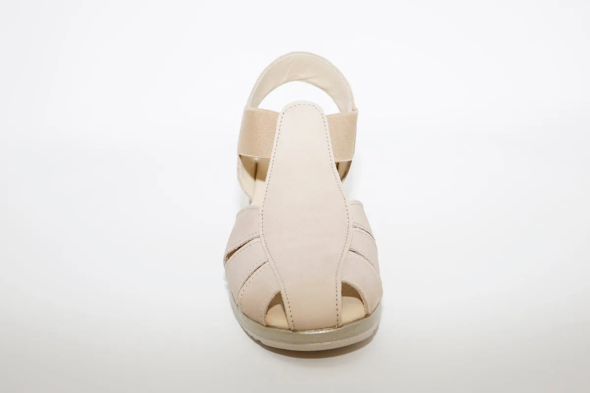 AEROBICS - 5859 TOE-IN SANDAL - BEIGE NUBUCK