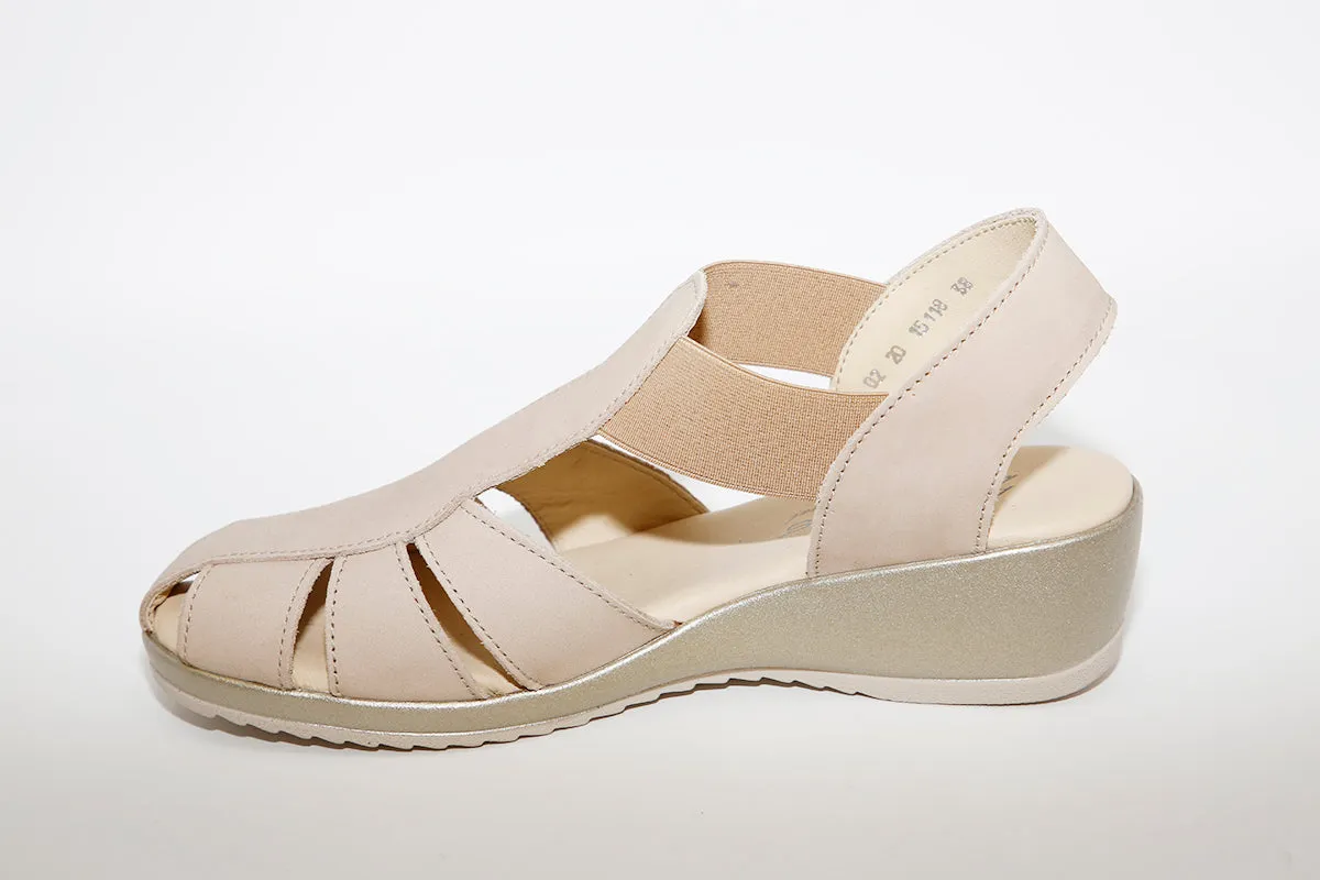 AEROBICS - 5859 TOE-IN SANDAL - BEIGE NUBUCK