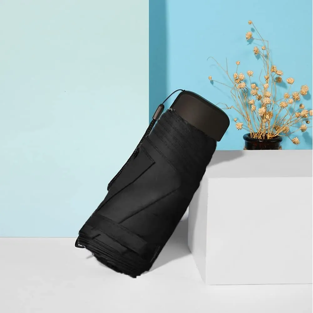 AFULILI Small Compact Travel Umbrella UV Protection Mini Umbrella Perfect for Travel Lightweight Portable Parasol Outdoor Sun & Rain Umbrellas