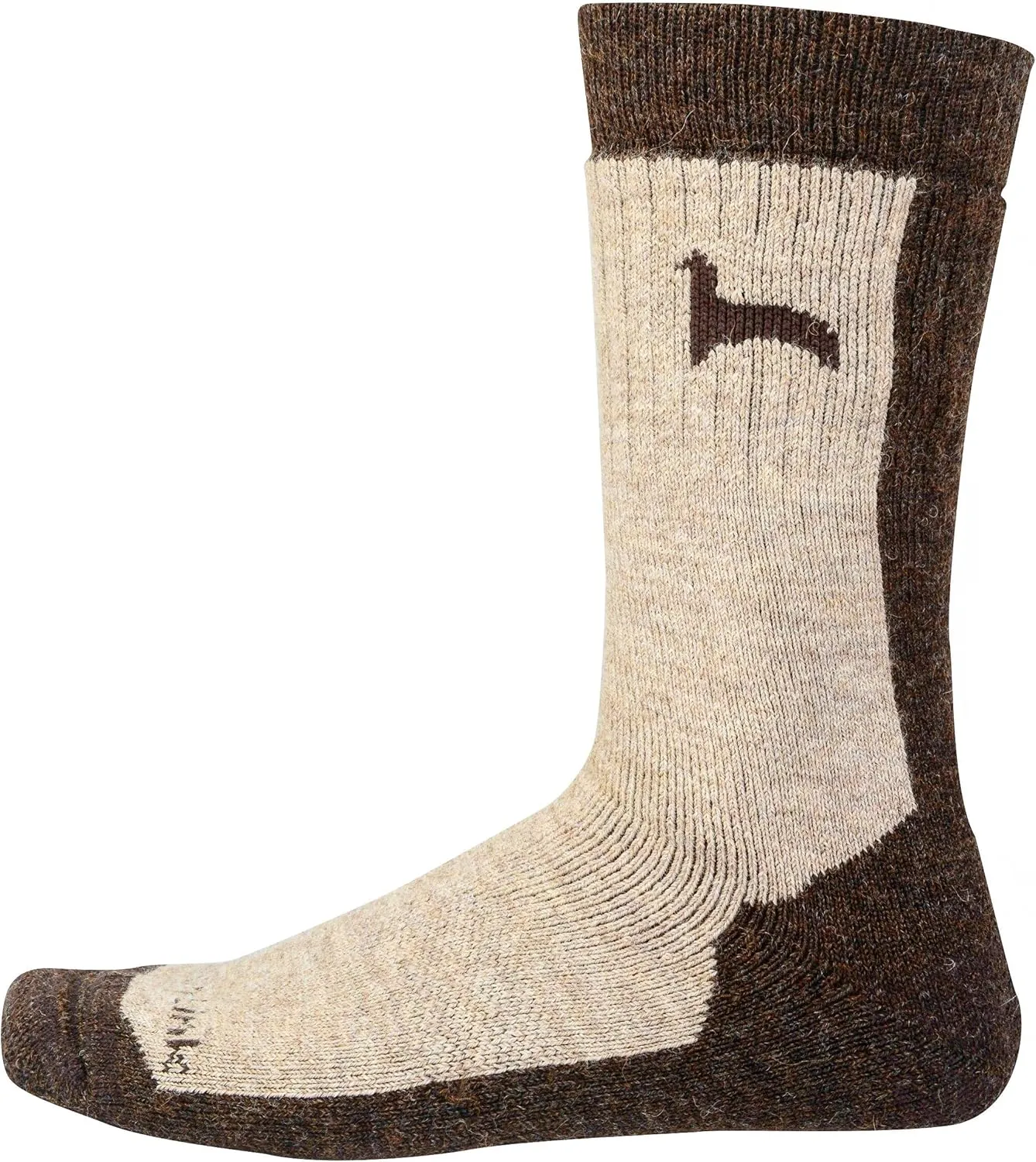 Alpaca Socks Treated with Aloe Vera for Men and Women - Medium Weight Boot Socks 1 Pair