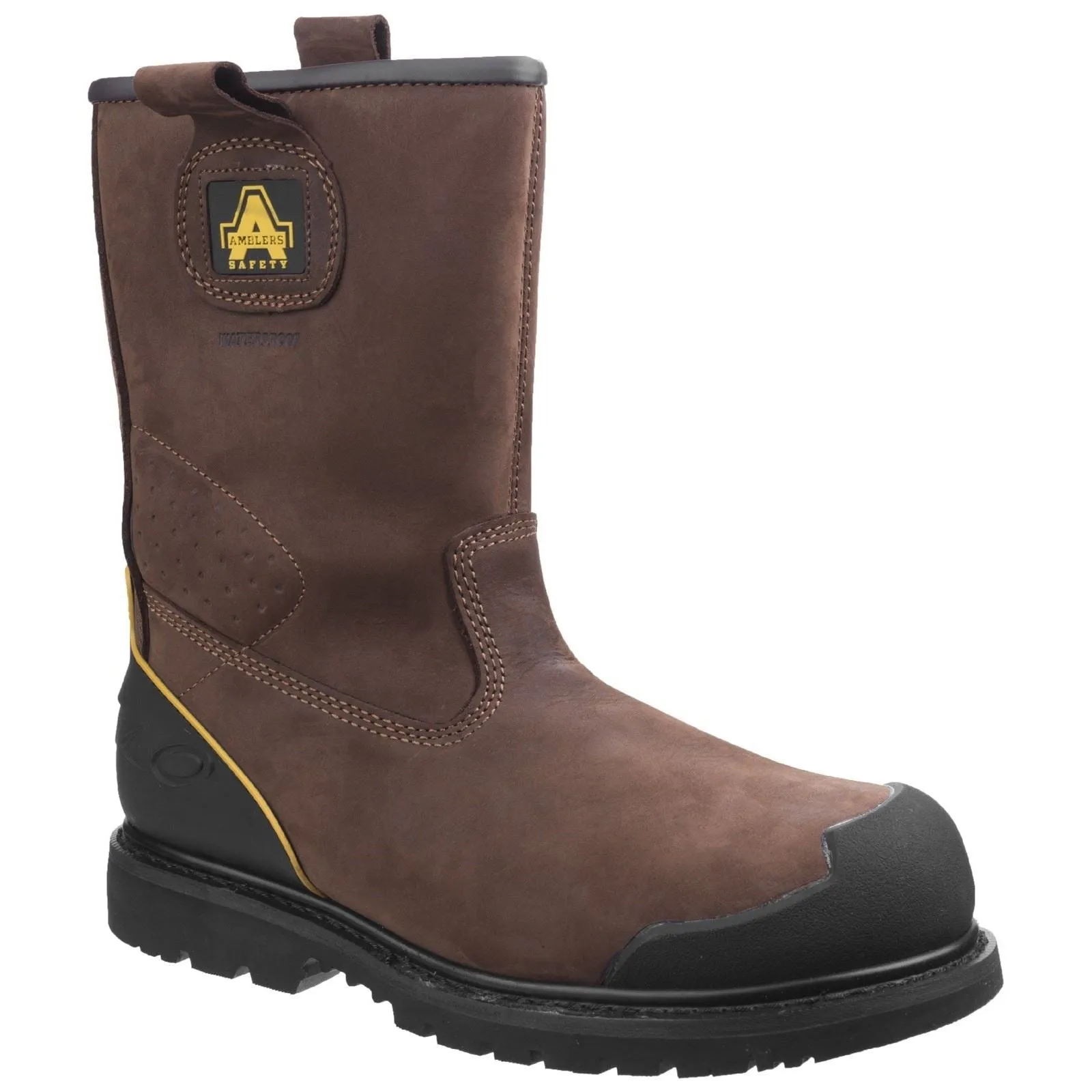Amblers Safety FS223 Nubuck Brown Safety Boots