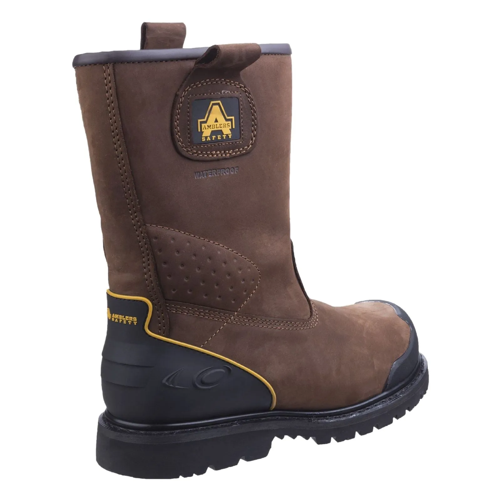 Amblers Safety FS223 Nubuck Brown Safety Boots