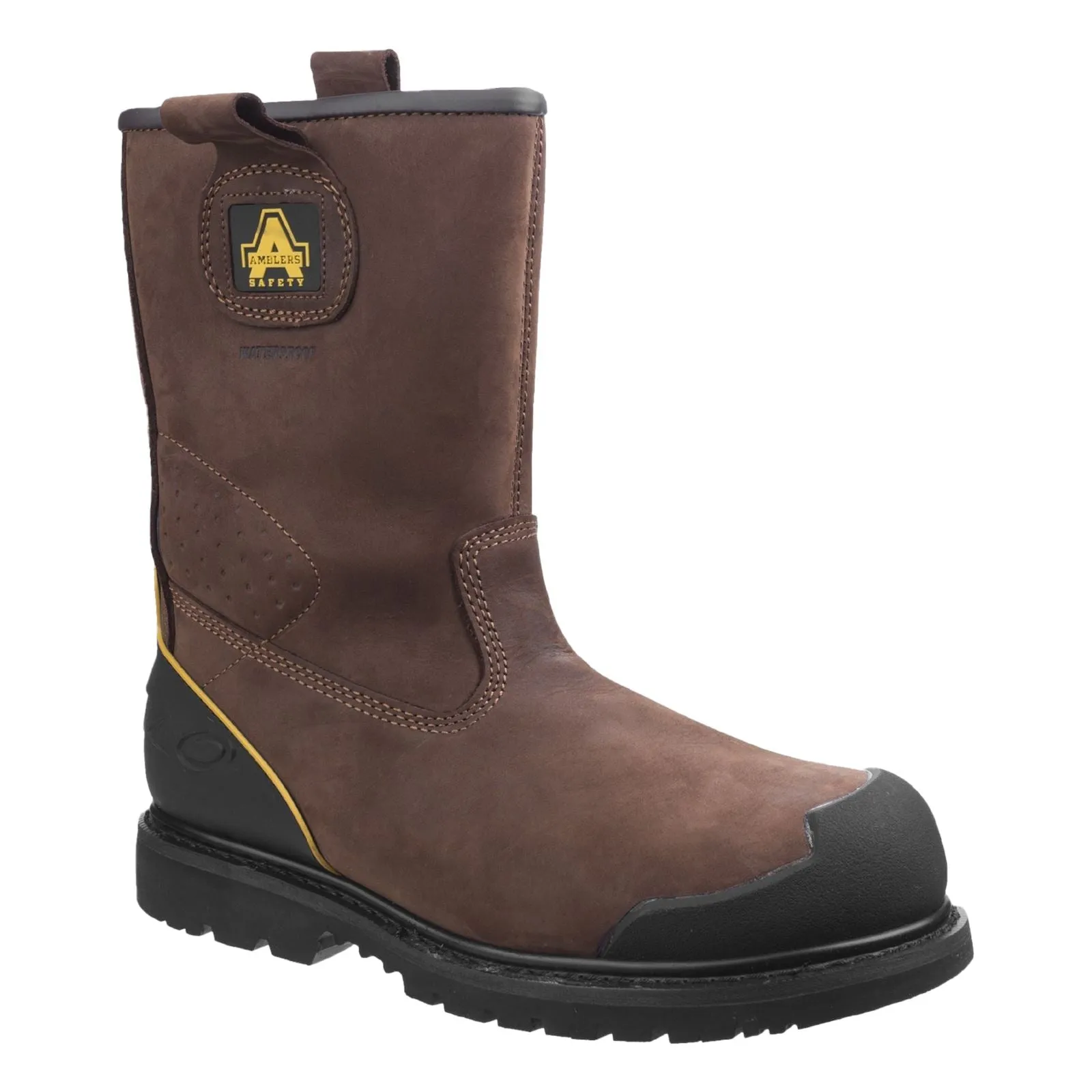 Amblers Safety FS223 Nubuck Brown Safety Boots