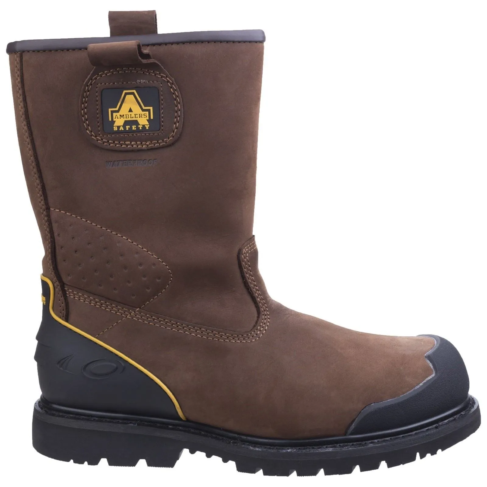 Amblers Safety FS223 Nubuck Brown Safety Boots