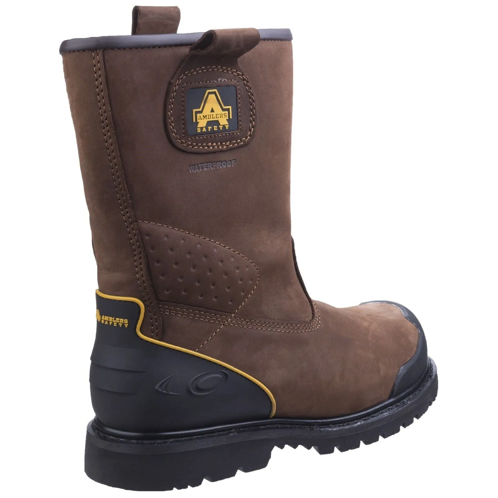 Amblers Safety FS223 Nubuck Brown Safety Boots