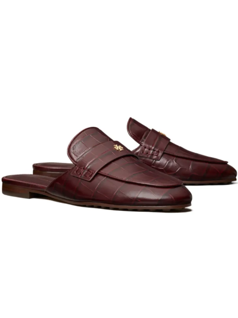 Ballet Backless Loafer - Deep Burgundy