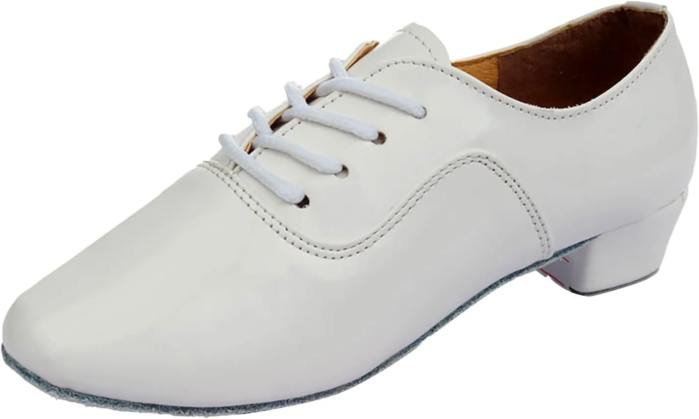 Black Casual Dress Shoes for Men Men's Solid Color Lace Up Modern Dance Shoes Dance Hall Latin Dance Shoes Mens Black Loafer Dress Shoes