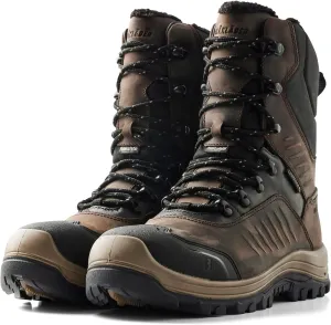 BLÅKLÄDER 2263 Storm 8" Winter Boot – Full-Grain Leather, Composite Toe, 200g Thinsulate™ Insulation, Waterproof, Nitrile/PU Extreme Grip Outsole, Electrical Hazard Protection, 10