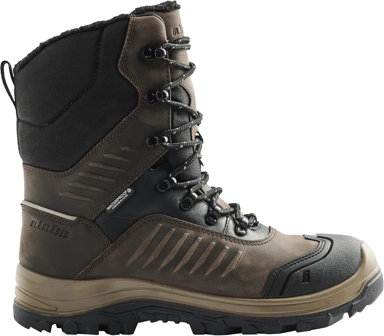 BLÅKLÄDER 2263 Storm 8" Winter Boot – Full-Grain Leather, Composite Toe, 200g Thinsulate™ Insulation, Waterproof, Nitrile/PU Extreme Grip Outsole, Electrical Hazard Protection, 10