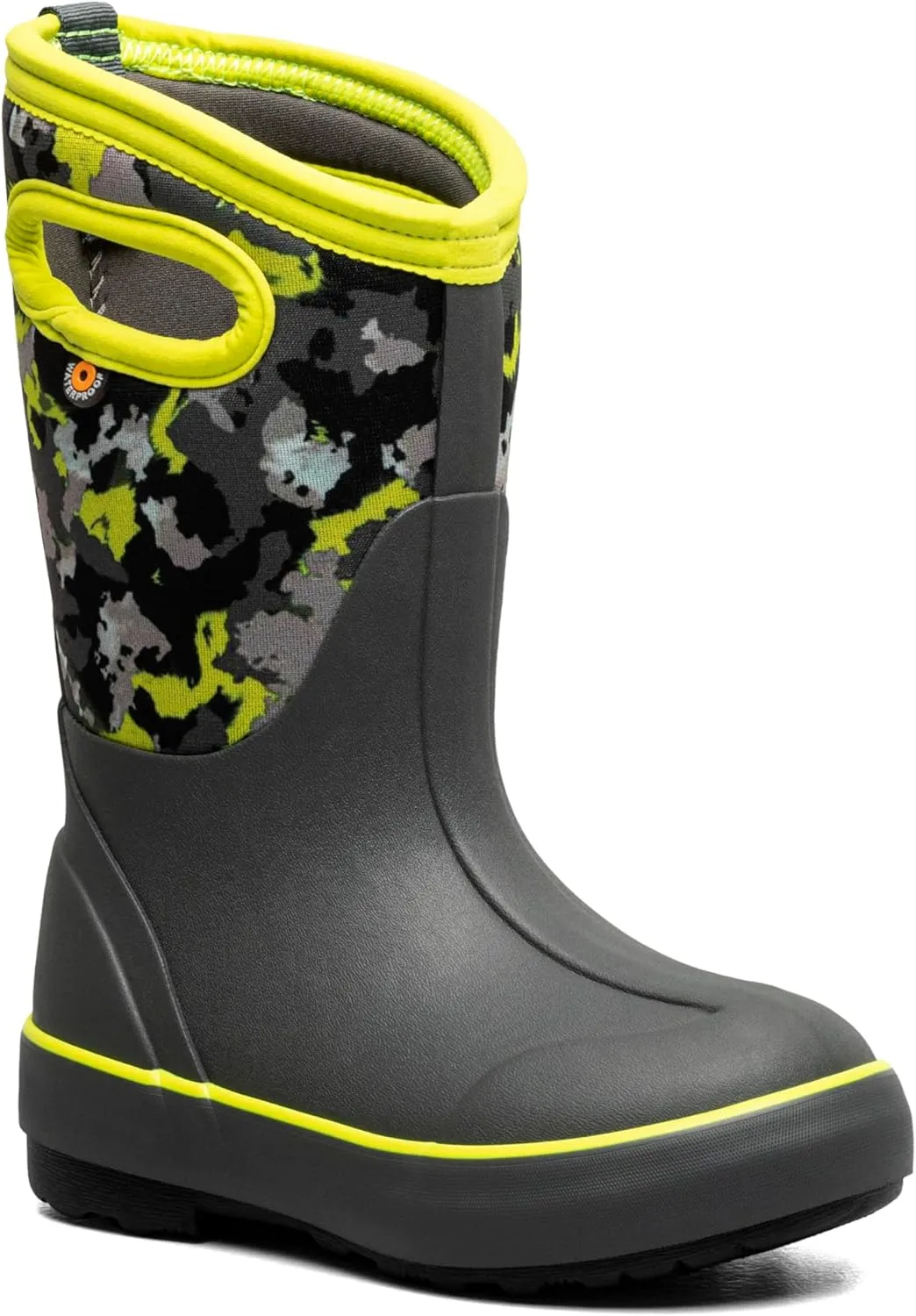 BOGS Unisex-Child Classic Ii-Camo Texture (Toddler/Little Big Kid) Rain Boot