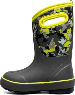 BOGS Unisex-Child Classic Ii-Camo Texture (Toddler/Little Big Kid) Rain Boot
