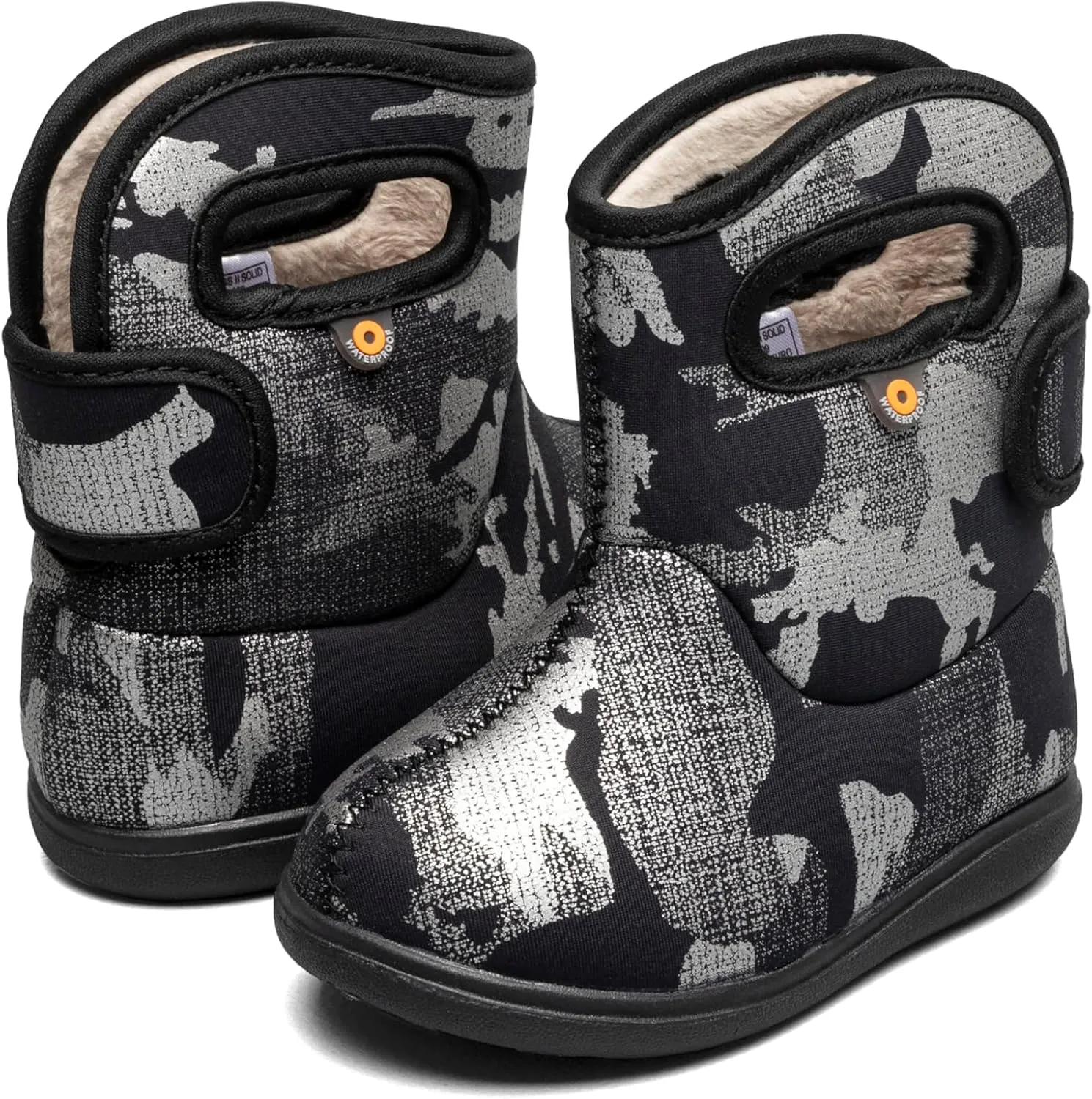 BOGS Unisex-Child Ii-New Metallic Camo (Toddler) Rain Boot