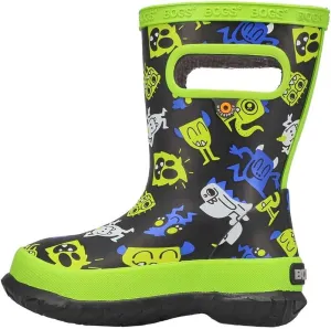 BOGS Unisex-Child Kids Skipper Waterproof Rubber Rain Boot