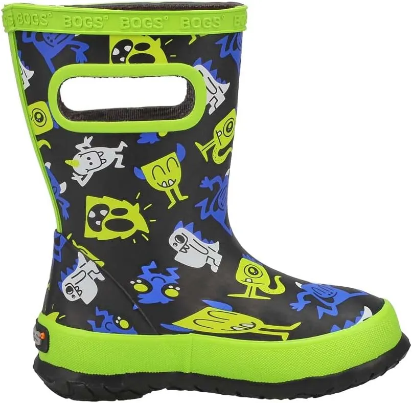BOGS Unisex-Child Kids Skipper Waterproof Rubber Rain Boot