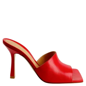 Bottega Veneta Stretch Sandals in Bright Red