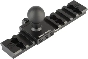 Bulletpoint Mounting Solutions Metal Picatinny-Style Rail Device Mount Attachment with 20mm Ball Mount Add-On Accessory for RubiGrid Dash Mounts (4.6 inch)