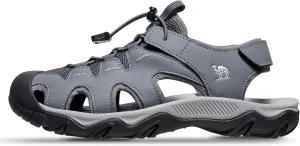 CAMEL CROWN Men's Hiking Sandals Anti-Slipping Athletic Water Shoes with Arch Support Closed Toe Outdoor Summer Camping Sandal for Beach
