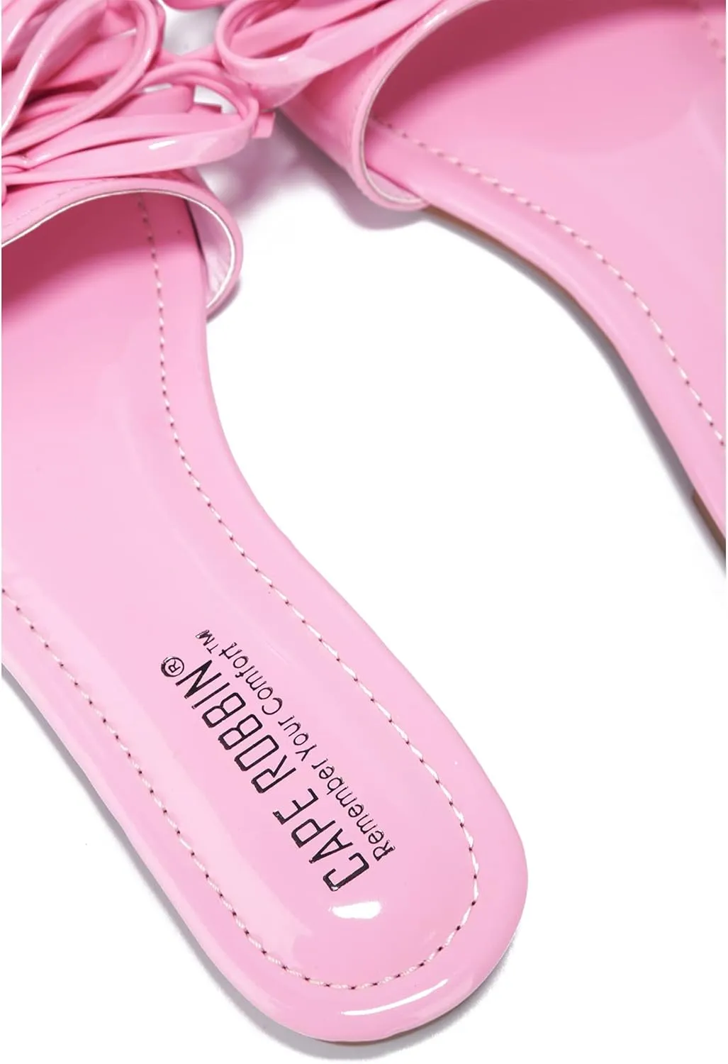 Cape Robbin LeMoney Jelly Flips Flops Sandals for Women, Flat Slides Womens Mules Slip On Shoes