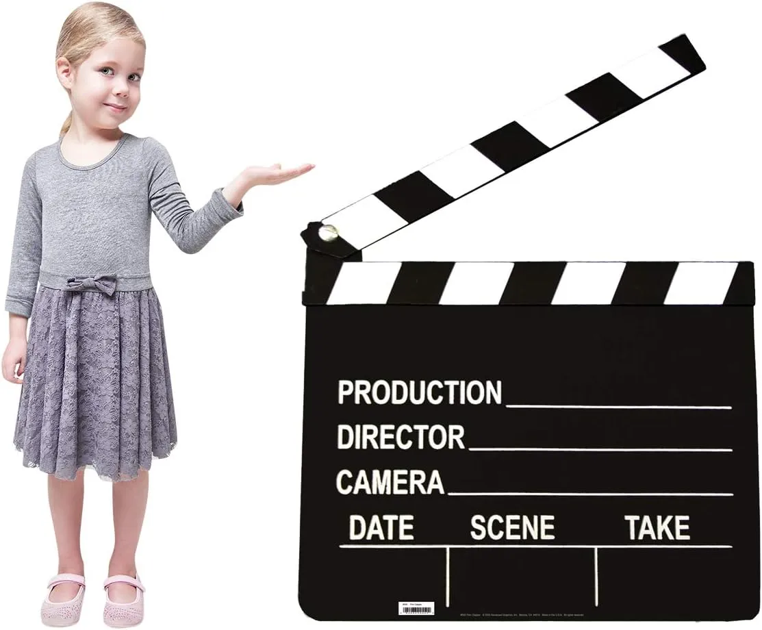 Cardboard People Film Clapper Life Size Cardboard Cutout Standup