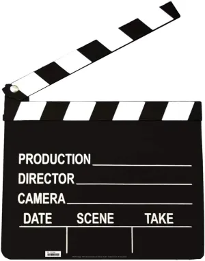 Cardboard People Film Clapper Life Size Cardboard Cutout Standup