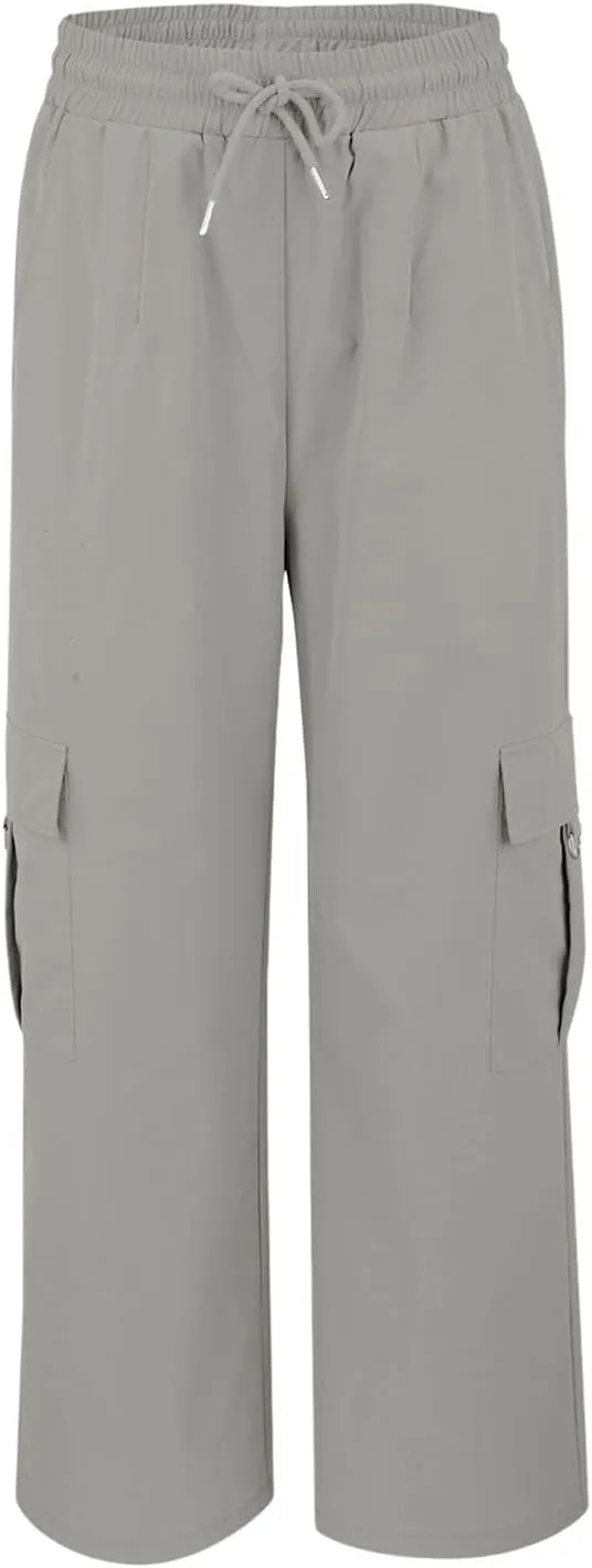 Cargo Pants for Women High Waisted Casual Stretchy Work Pants Baggy Wide Leg Lightweight Hiking Casual Streetwear