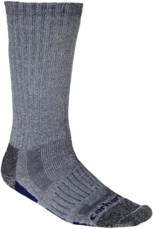 Carhartt Men's Midweight Synthetic-Wool Blend Sock 2 Pack