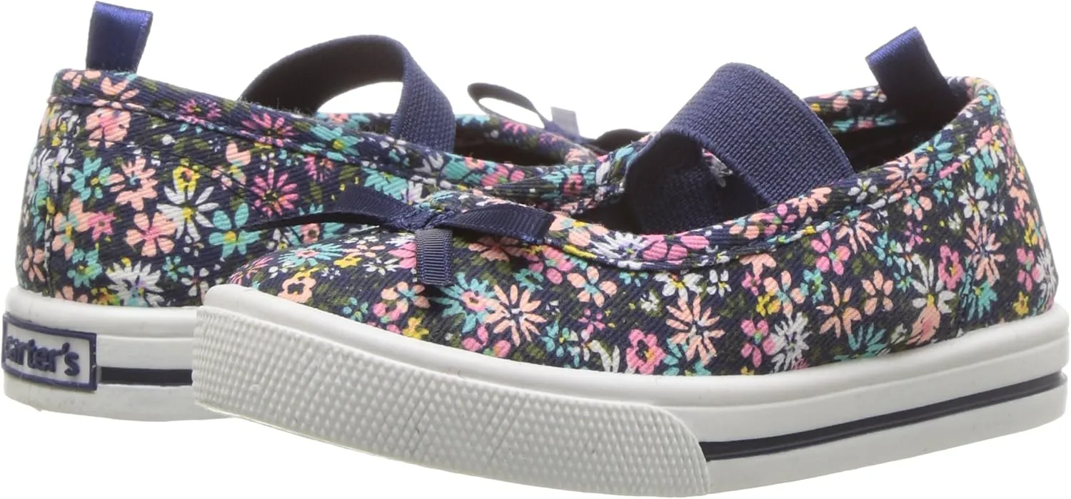 Carter's Girl's Briana Floral Print Casual Maryjane Mary Jane Flat
