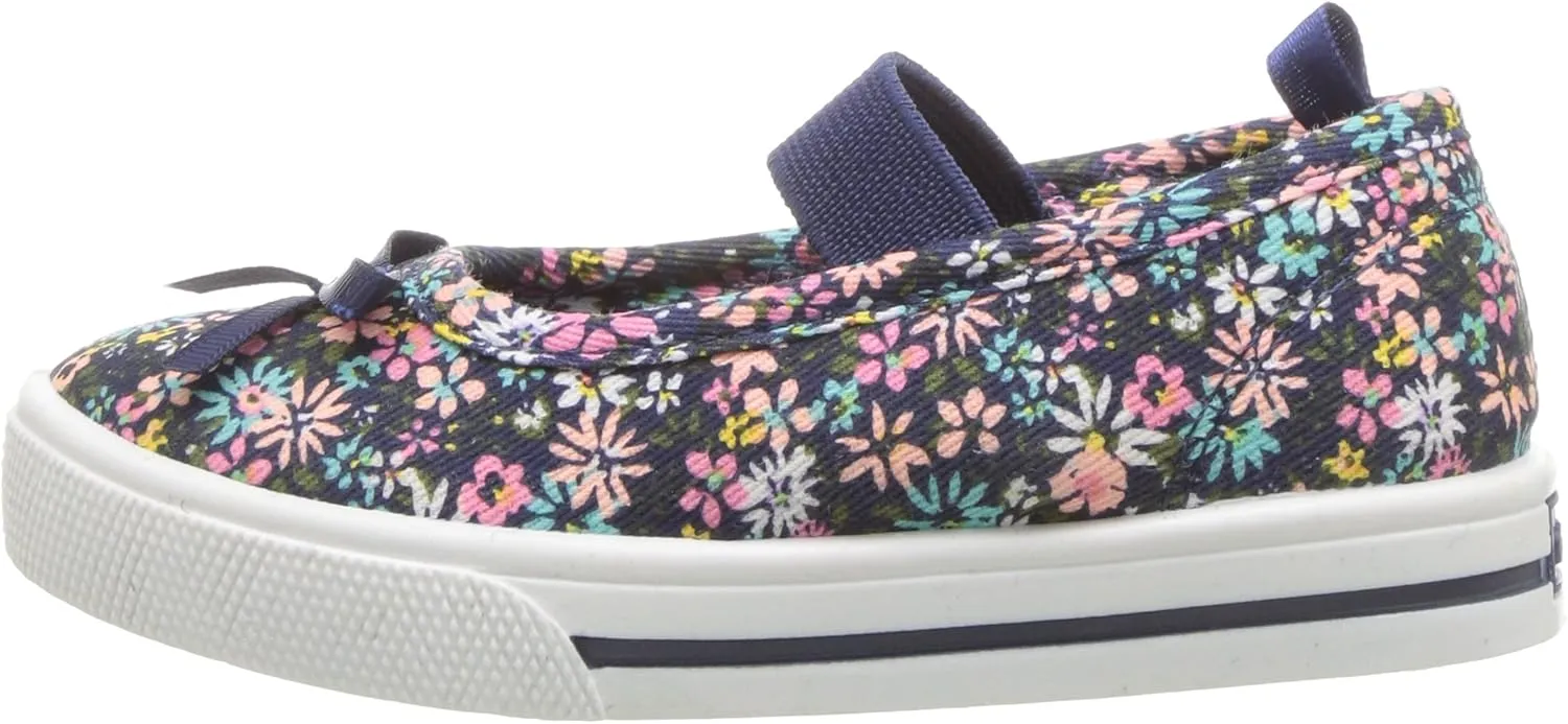 Carter's Girl's Briana Floral Print Casual Maryjane Mary Jane Flat