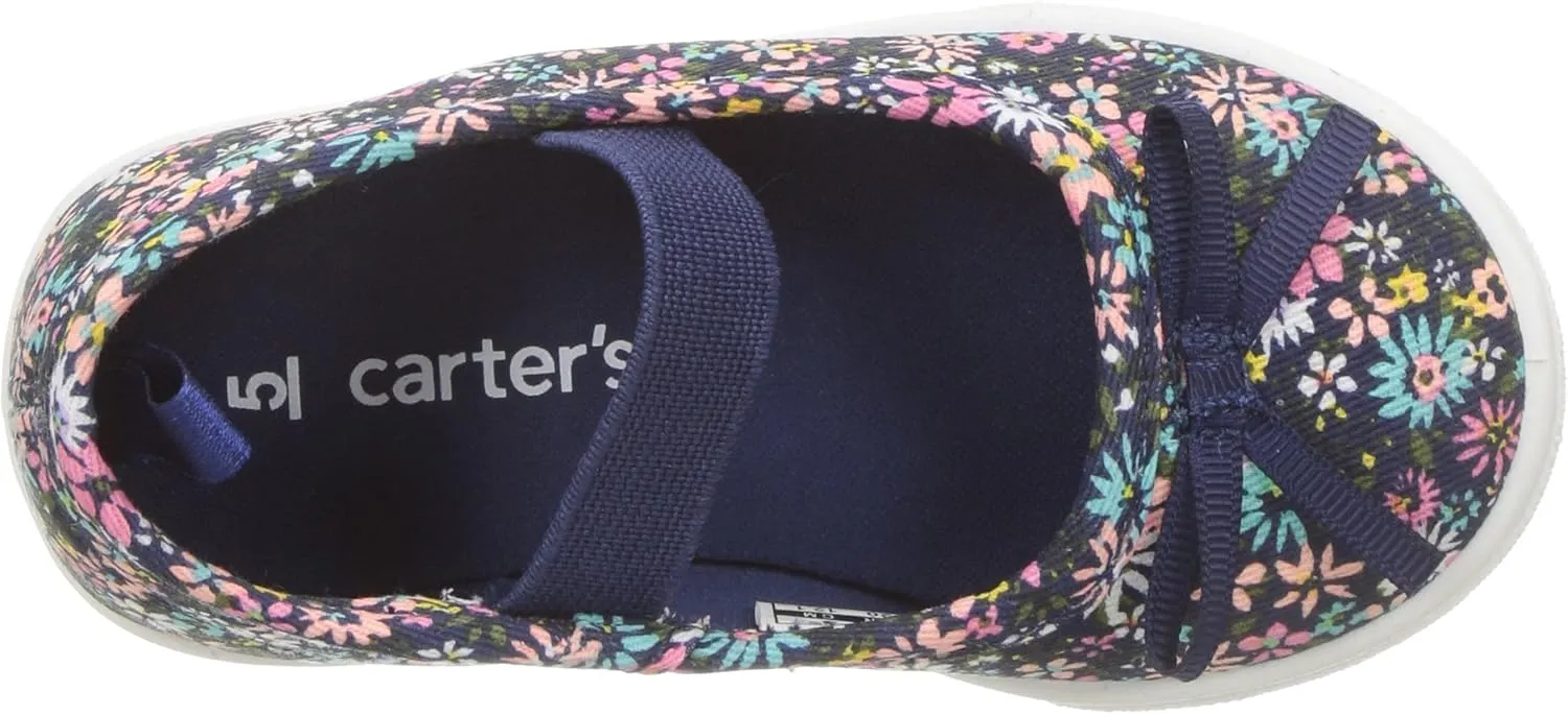 Carter's Girl's Briana Floral Print Casual Maryjane Mary Jane Flat