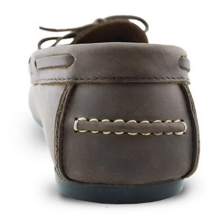 Casualist Lace Leather Loafer Dark Natural Nubuck