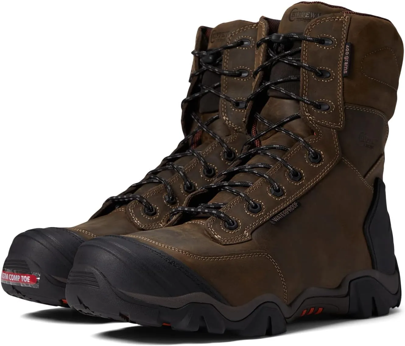 Chippewa Men's Cross Terrain Waterproof Hiking Boot Nano Composite Toe - AE5014 14 D(M) US Grey