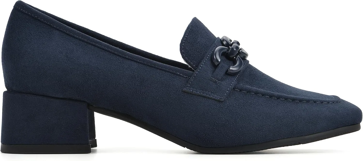CLIFFS BY WHITE MOUNTAIN Women's Quinbee Low Block Heel Loafer
