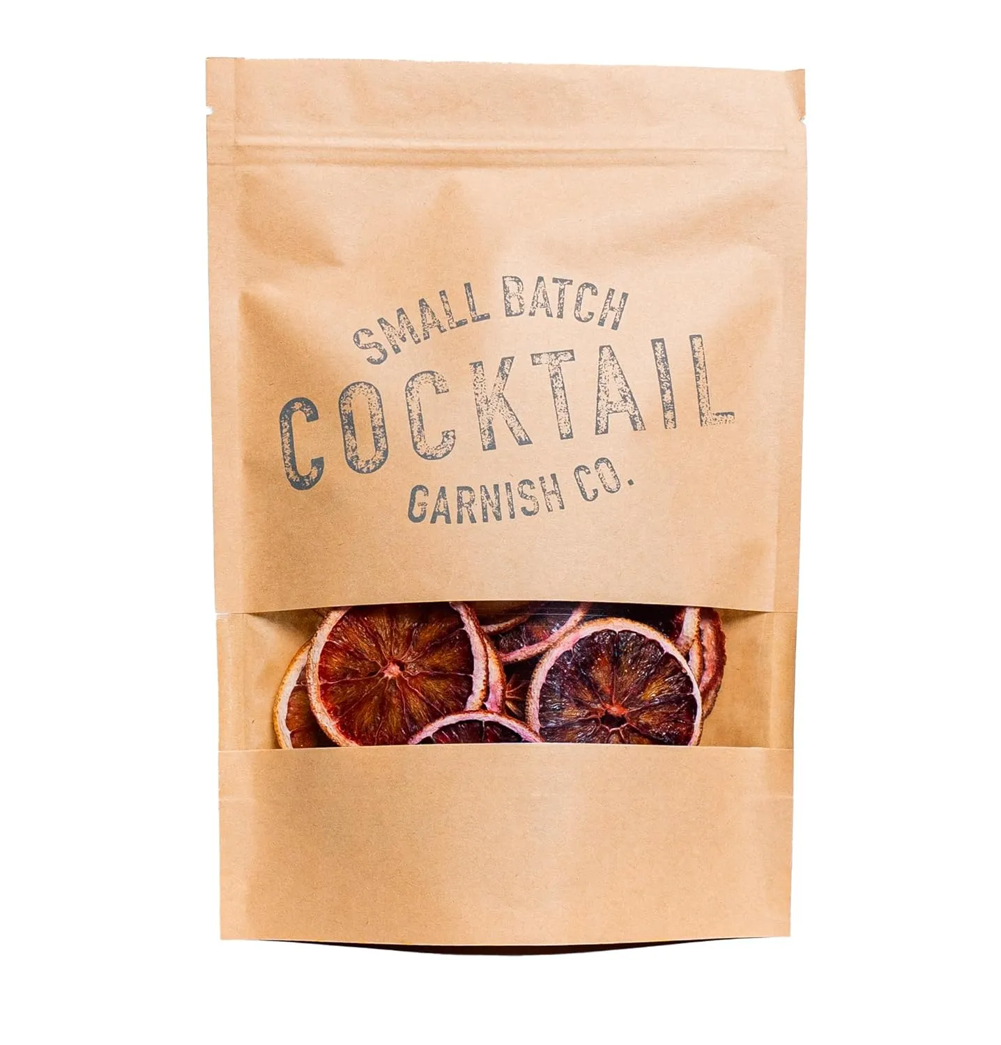 Cocktail Garnish - Blood Orange, 2.5oz, 30  Slices, Dried in the USA