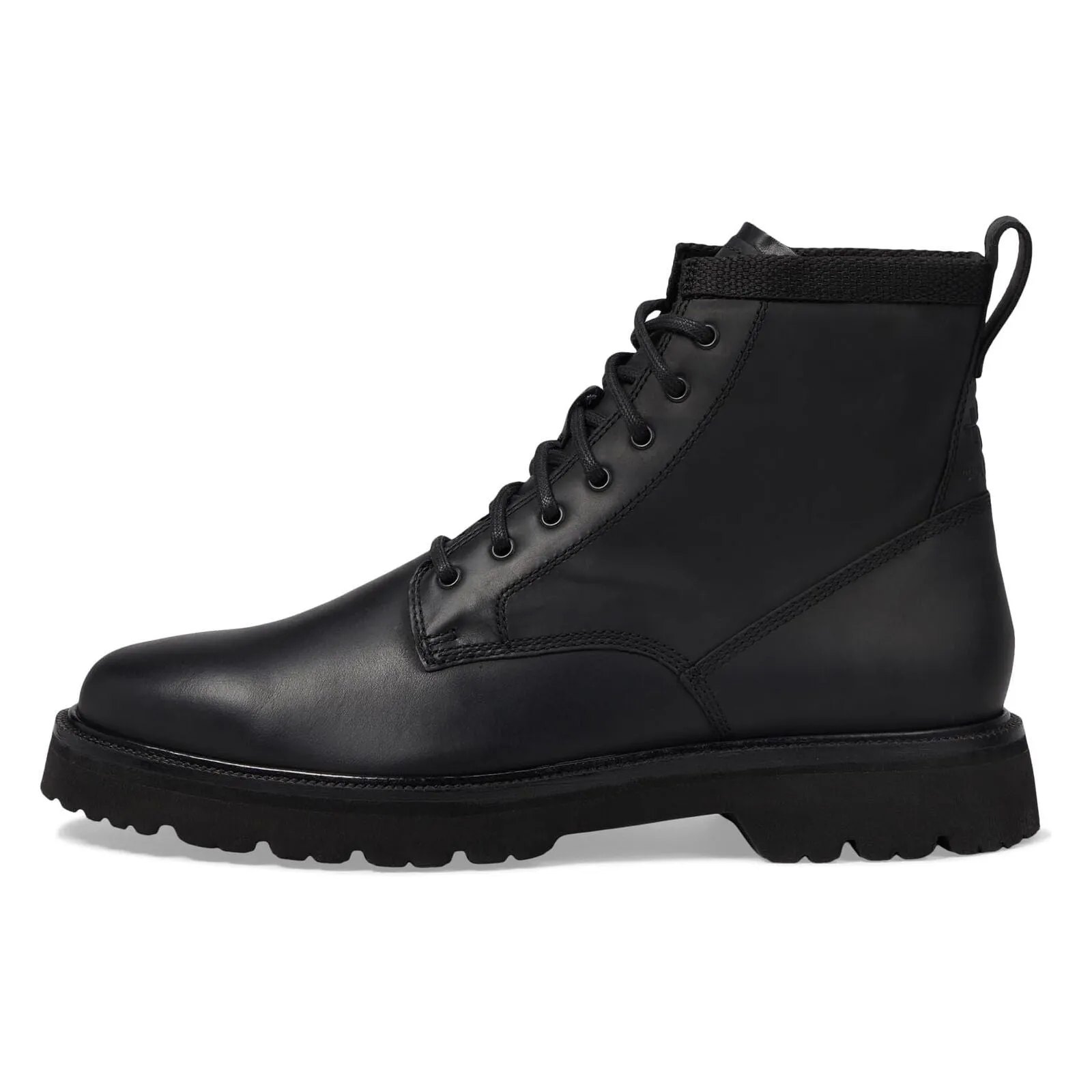 Cole Haan Mens American Classics Plain Toe Boot WP Black/Black Waterproof C37758