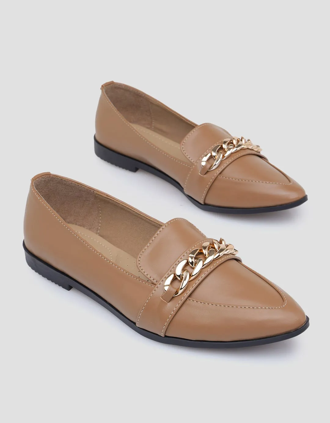 Connexion Golden Chain Sepatu Slip On Wanita