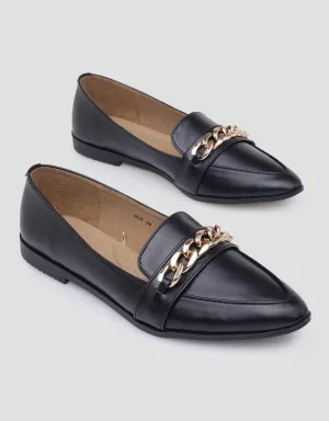 Connexion Golden Chain Sepatu Slip On Wanita