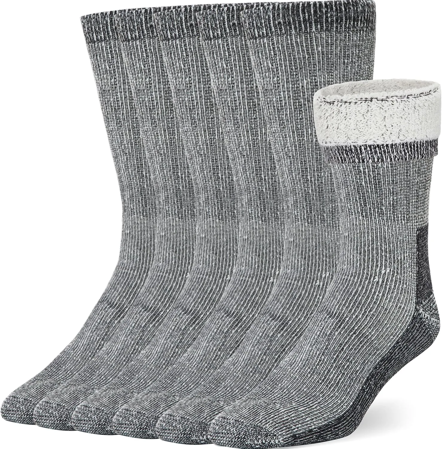 COZIA Merino Wool Socks for Men and Women Warm thermal Boot Hiking Socks 3 Pairs