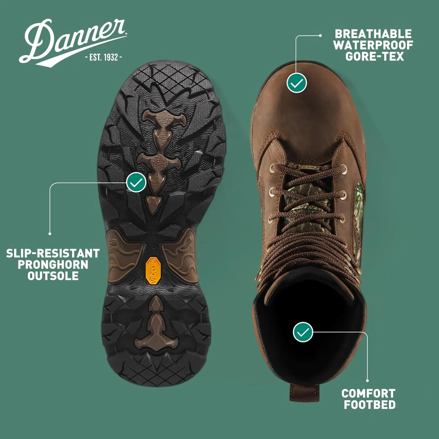 Danner Men's Pronghorn 8" 400G Gore-Tex Hunting Boot