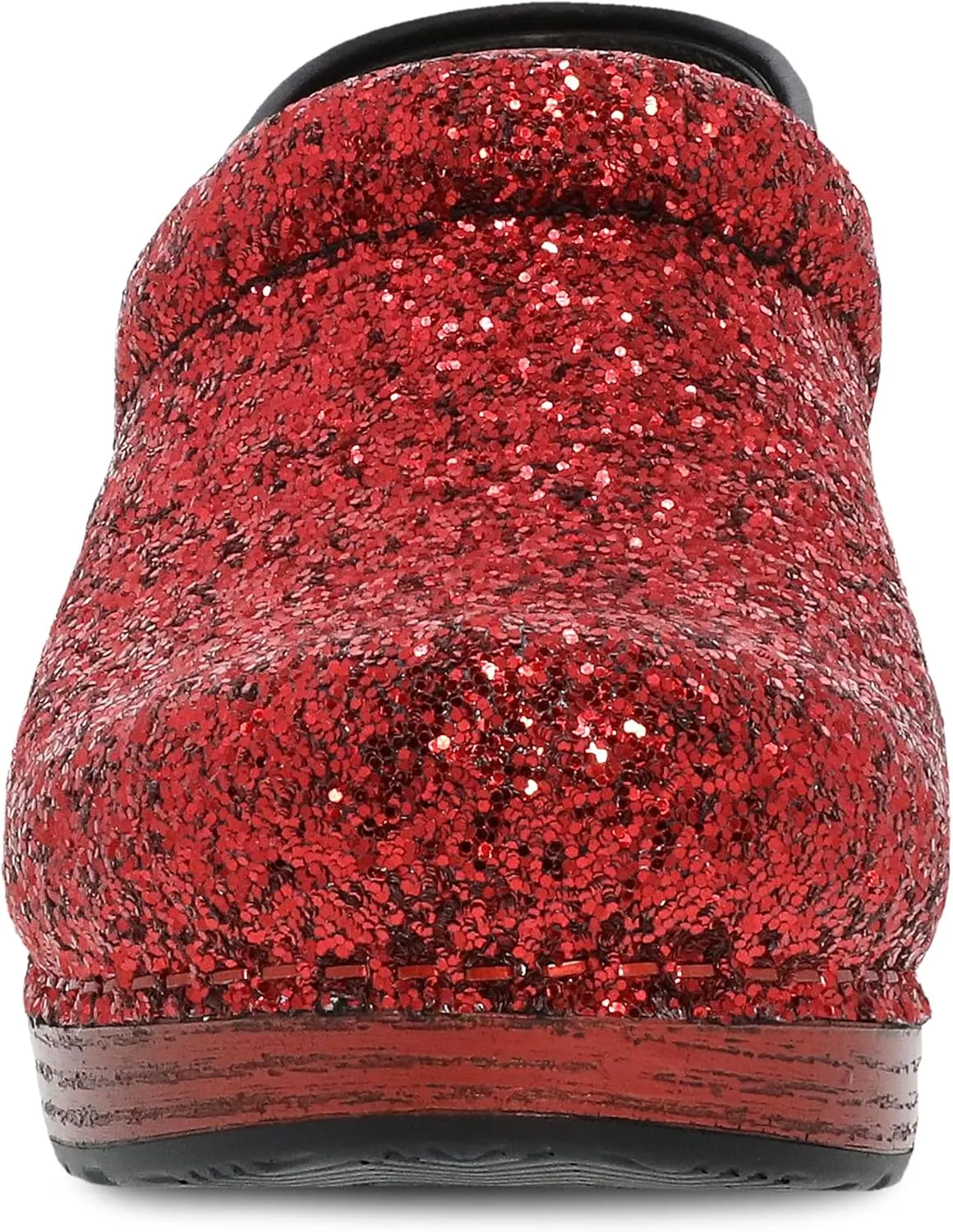 Dansko Professional Glitter Slip-On Clogs for Women - Rocker Sole and Arch Support for Comfort - Shiny and Stylish Glitter Uppers