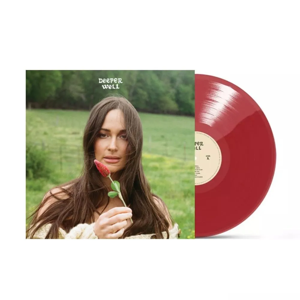Deeper Well Exclusive Crimson Clover Edition Half Opaque/Half Transparent Red Record