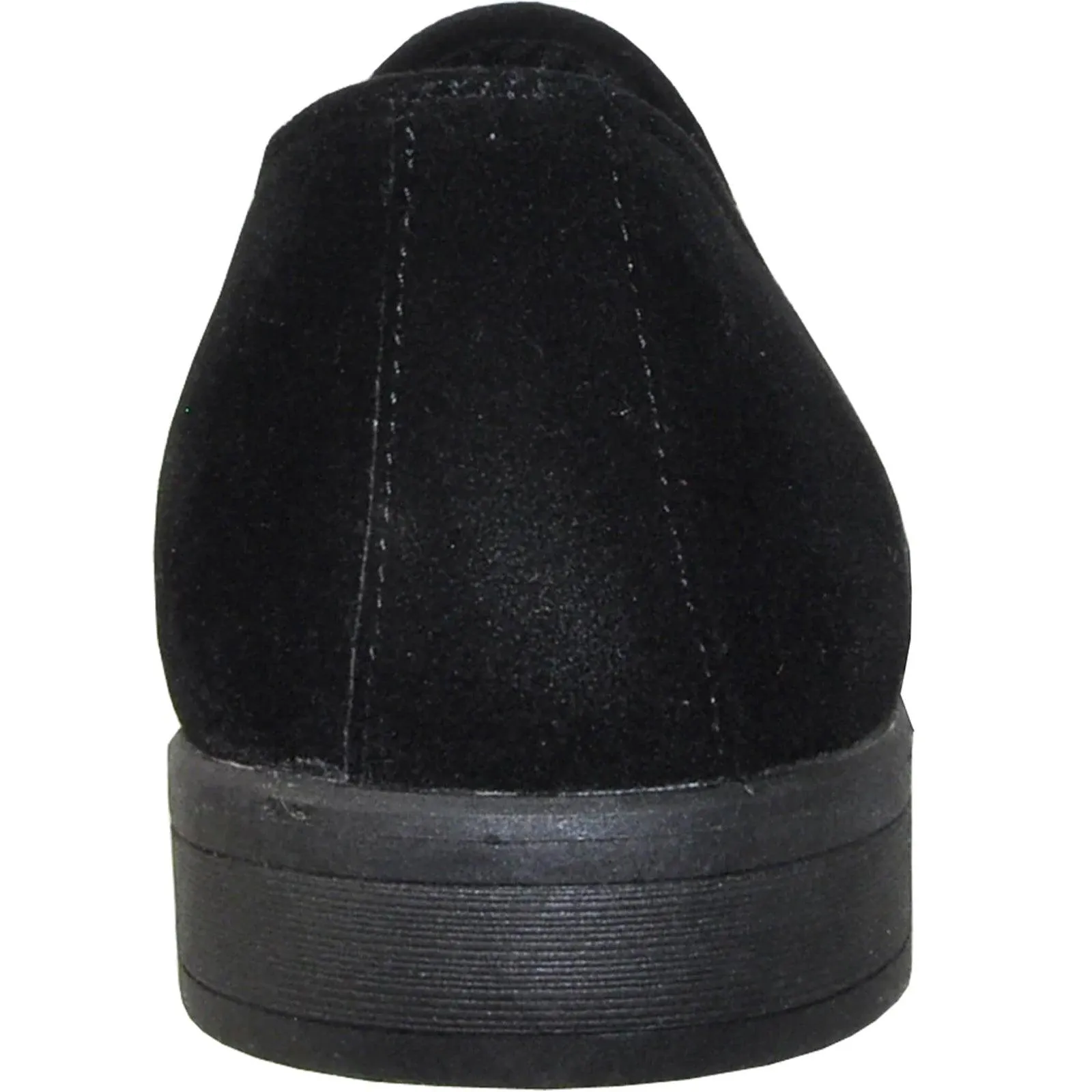 Deluxe

"Bravo Deluxe Men's Black Vegan Suede Slip-On Dress Shoe - Perfect for Weddings & Proms"