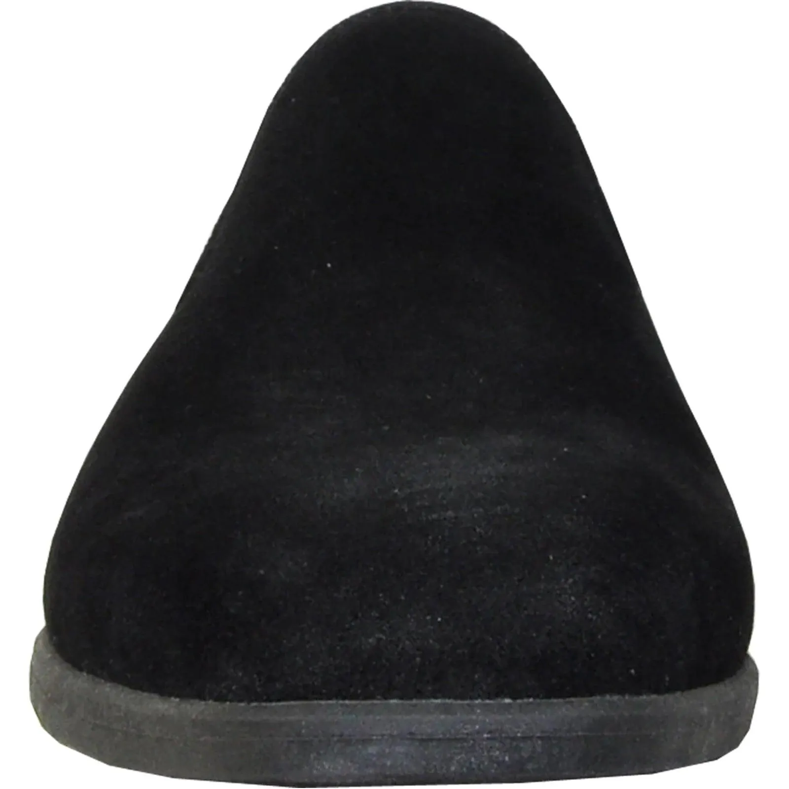 Deluxe

"Bravo Deluxe Men's Black Vegan Suede Slip-On Dress Shoe - Perfect for Weddings & Proms"
