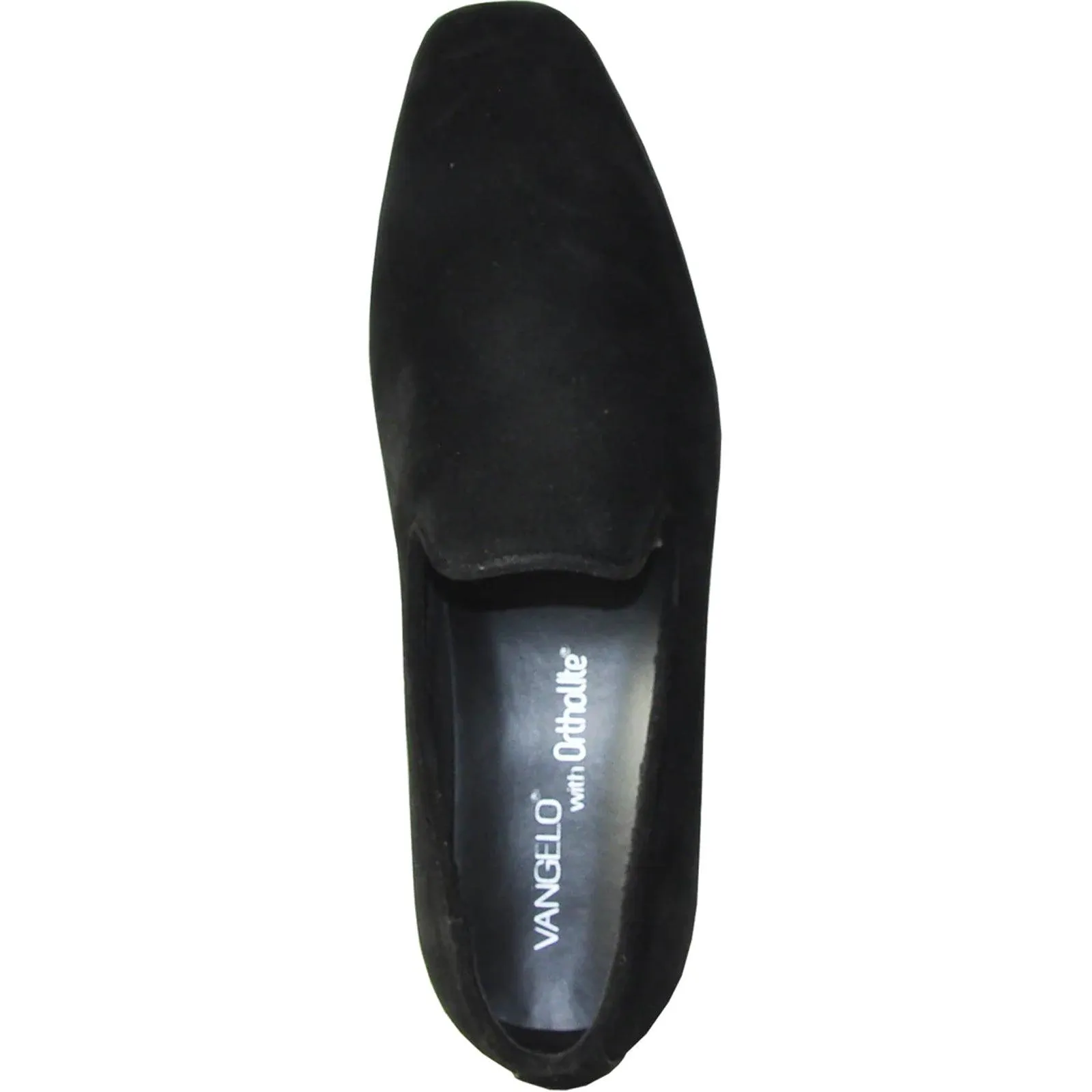 Deluxe

"Bravo Deluxe Men's Black Vegan Suede Slip-On Dress Shoe - Perfect for Weddings & Proms"