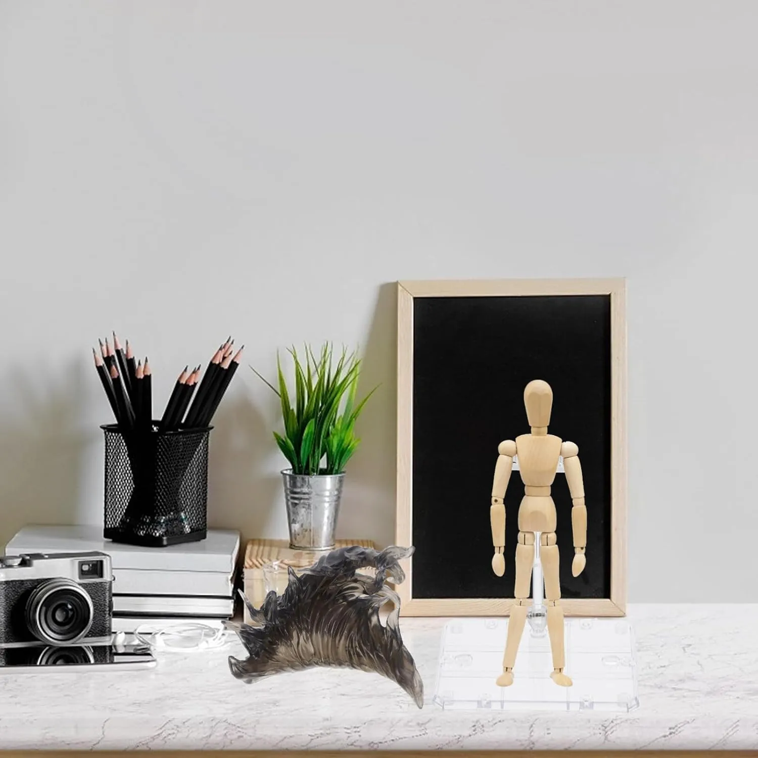 Doll Display Holder Stand DIY Assembly Action Figure Bracket Flame Effect Accessories for Accessories