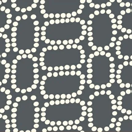 Downtown Dotten Ovals in Grey by LB Krueger for Windham Fabrics