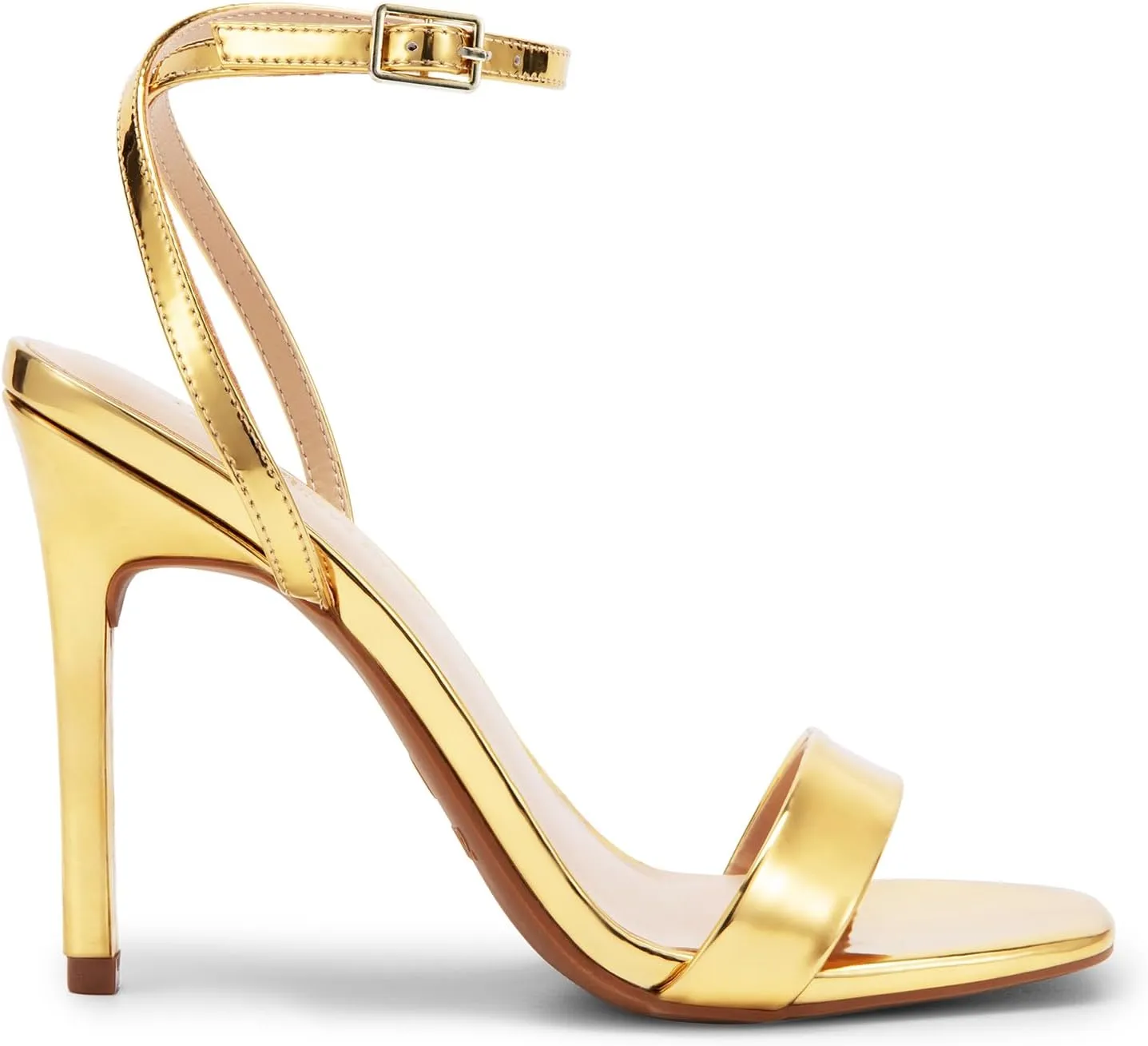 DREAM PAIRS Women’s High Stilettos Open Square Toe Ankle Strap Heels Sexy Comfort Strappy Dress Shoes Wedding Bridal Pumps Sandals